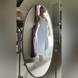 ASOS white wrap dress cover up size small